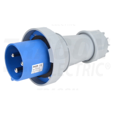 TRACON Ipari csatlakozó dugó, fokozott védelemmel125A, 250V, 2P+E, 6h, IP67 villanyszerelés