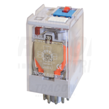TRACON Ipari teljesítmény relé110V DC / 3×CO (10A, 230V AC / 28V DC) villanyszerelés