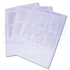 TRACON Jelölőmatrica J5 jelölőlapkához (1db A4-es ív)60×(61-62-63-64-65-66-67-68-69-70)