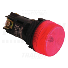 TRACON Jelzőlámpa, műanyag testű, kék0,4A/250V AC, d=22mm, IP42, NYGI230 villanyszerelés