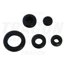 TRACON Kábelbevezető, nyitott, gumiB=7,2mm, C=5mm villanyszerelés