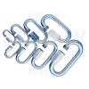 TRACON Karabiner, csavaros, acéld=3,5mm, 420N