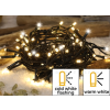 TRACON Karácsonyi sziporkázó fényfüzér, kültéri/beltéri230VAC, 5+50M, 500LED, 7,2W, 2600-2700K, IP44