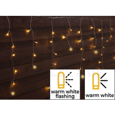 TRACON Karácsonyi sziporkázó jégcsap fényfüggöny, kültéri/beltéri kültéri világítás