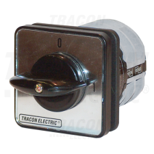 TRACON Kézikapcsoló, BE-KI400V, 50Hz, 125A, 4P, 30kW, 88×88mm, 90° villanyszerelés