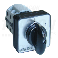 TRACON Kézikapcsoló, BE-KI400V, 50Hz, 160A, 4P, 37kW, 88×88mm, 60° villanyszerelés
