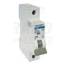TRACON Kismegszakító, 1 pólus, B karakterisztika 25A, B, 1P, 10kA villanyszerelés