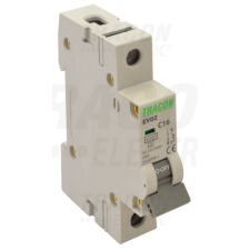 TRACON Kismegszakító, 1 pólus, C karakterisztika32A, C, 1P, 6kA villanyszerelés