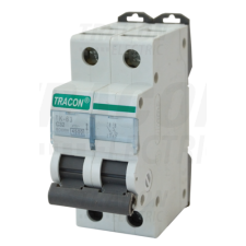 TRACON Kismegszakító, 2 pólus, B karakterisztika20A, 4,5 kA villanyszerelés