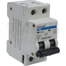 TRACON Kismegszakító, 2 pólus, D karakterisztika32A, 6kA villanyszerelés