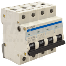 TRACON Kismegszakító, 4 pólus, B karakterisztika20A, 6kA villanyszerelés
