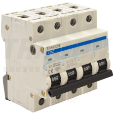 TRACON Kismegszakító, 4 pólus, C karakterisztika 63A, 6kA villanyszerelés