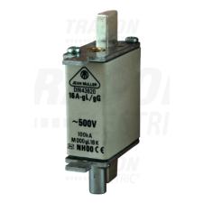 TRACON Kiütőszeges késes biztosító500V AC, 80A, 00C, 100kA, gG villanyszerelés