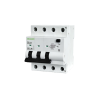 TRACON Kombinált védőkapcsoló, 4P, 4modul, C karakterisztika  C6A, 100 mA, 10kA, A
