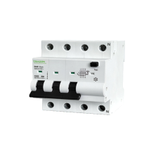 TRACON Kombinált védőkapcsoló, 4P, 5modul, C karakterisztika  C25A, 30 mA, 6kA, C villanyszerelés