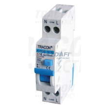 TRACON Kombinált védőkapcsoló, elektronikus, 2P, 1 modul, C kar. villanyszerelés