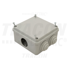 TRACON Kötődoboz, falon kívüli 100×100×50,IP54 villanyszerelés