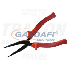 TRACON KUF-8 Kúpos fogó, normál, piros nyél L=205mm, 280g (8) villanyszerelés