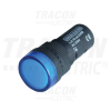 TRACON LED-es jelzőlámpa, kék 230V AC/DC, d=16mm