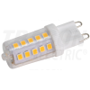 TRACON LED fényforrás műanyag házban G9, 3W, 4000K