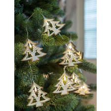 TRACON LED karácsonyi lánc, fenyő, szarvas, fa, elemes világítás