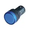 TRACON LJL22-ACDC24B LED-es jelzőlámpa, kék 24V AC/DC, d=22mm