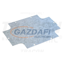 TRACON MD-SZL1 Galvanizált szerelőlap MD-dobozokhoz 172×127mm villanyszerelés
