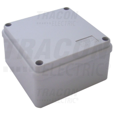 TRACON MED383012 Elektronikai doboz, világos szürke, teli fedéllel 380×300×120mm, IP55 villanyszerelés
