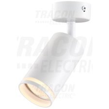 TRACON Mennyezeti állítható spot lámpatest, fehér100-240VAC, 50Hz, 1xGU10, max.35W világítás
