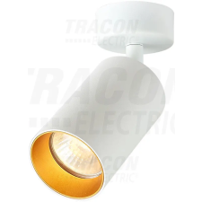 TRACON Mennyezeti állítható spot lámpatest, fehér, arany reflektor világítás