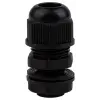TRACON MG-16F Metrikus tömítőszelence, fekete IP66, 5-10mm