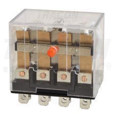 TRACON Miniatűr teljesítmény relé230V AC / 4×CO (10A, 230V AC / 28V DC) villanyszerelés