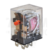 TRACON Miniatűr teljesítmény relé24V AC / 2×CO (10A, 230V AC / 28V DC) villanyszerelés
