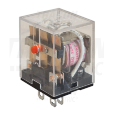 TRACON Miniatűr teljesítmény relé24V AC / 3×CO (10A, 230V AC / 28V DC) villanyszerelés