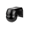 TRACON Mozgásérzékelő, infra falra, fekete ház és lencse  230V, 50Hz, 180°, max. 12m, 10s-15min, 3-2000lux, IP44