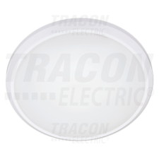 TRACON Mozgásérzékelős fali lámpatest, kerek forma 230 VAC, 12W, 850lm, 4500K, 10s-10m, 5-2000lx, 9m, EEI=F kültéri világítás