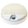 TRACON Mozgásérzékelős kerek fali lámpatest 230VAC, 15W, 140°, 2-9m, 10s-5m, 4500K , IP54, 1100lm, EEI=G