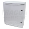 TRACON Műanyag elosztószekrényH×W×D=600×500×220mm, IP65, IK10, 1000V AC/DC, RAL7035