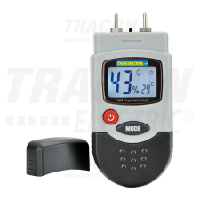 TRACON Nedvességmérő készülék fa- ésépítőanyagokhoz 6% - 44%; 0.2% - 2% villanyszerelés