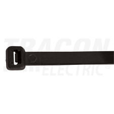TRACON Normál kábelkötegelő 135×2.6mm, fekete villanyszerelés