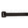 TRACON Normál kábelkötegelő 280×8,0mm, fekete