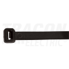 TRACON Normál kábelkötegelő 580x12.4mm, fekete