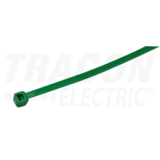 TRACON Normál kábelkötegelő, zöld 203×4,6mm, D=2-52mm, PA6.6 villanyszerelés