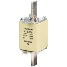 TRACON NT1-200 Késes biztosító 500V AC, 200A, 1, 120kA, gG villanyszerelés