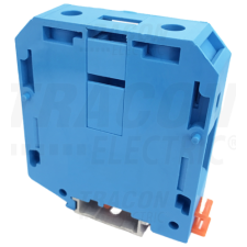 TRACON Nullavezető ipari sorozatkapocs, csavaros, sínre, kék1000V 192A 16-95mm2 villanyszerelés