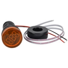 TRACON NYG3-AY Árammérő, LED jelzőfény, sárga 1-100A, Um=230VAC, d=22mm villanyszerelés