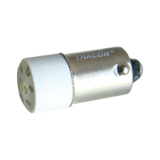 TRACON NYGL-ACDC24W LED-es jelzőizzó, fehér 24V AC/DC, Ba9s villanyszerelés