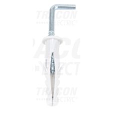 TRACON Peremes tipli + kampó szerelvény, acél, szürke6×30mm, PA6.6 villanyszerelés