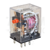 TRACON RM09-12DC Miniatűr relé 12V DC / 2×CO, (3A, 230V AC / 28V DC)