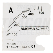 TRACON Skálalap DCVM-72B alapműszerhez0 - 50 A mérőműszer